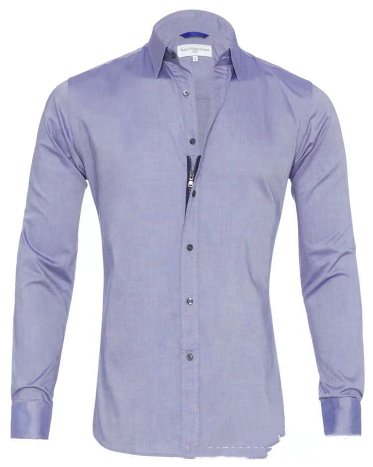 Oxford™ - Stretch Zip Shirt für Herren (zeitlich begrenzter Rabatt von 50%)