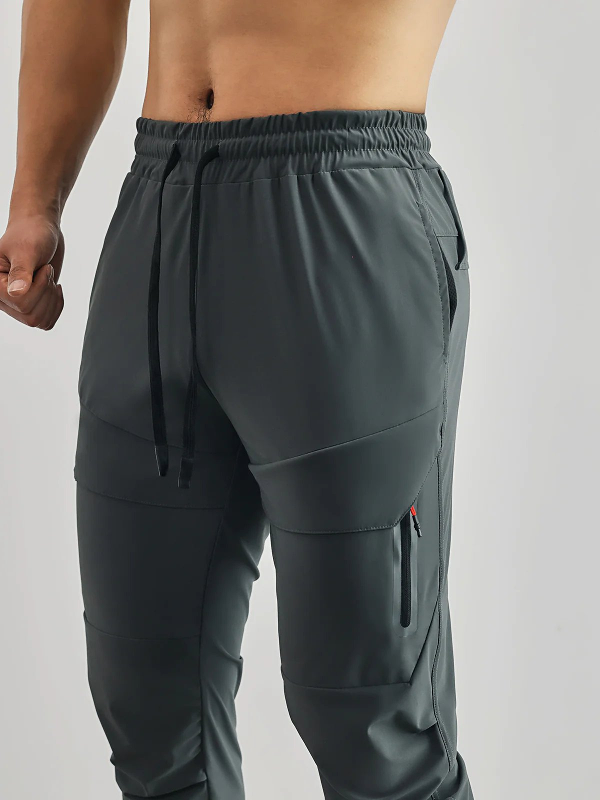 Stretch Fit™ - Hochgerippte Cargo-Jogger-Sporthosen