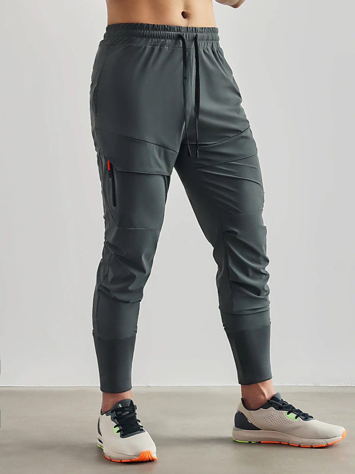 Stretch Fit™ - Hochgerippte Cargo-Jogger-Sporthosen