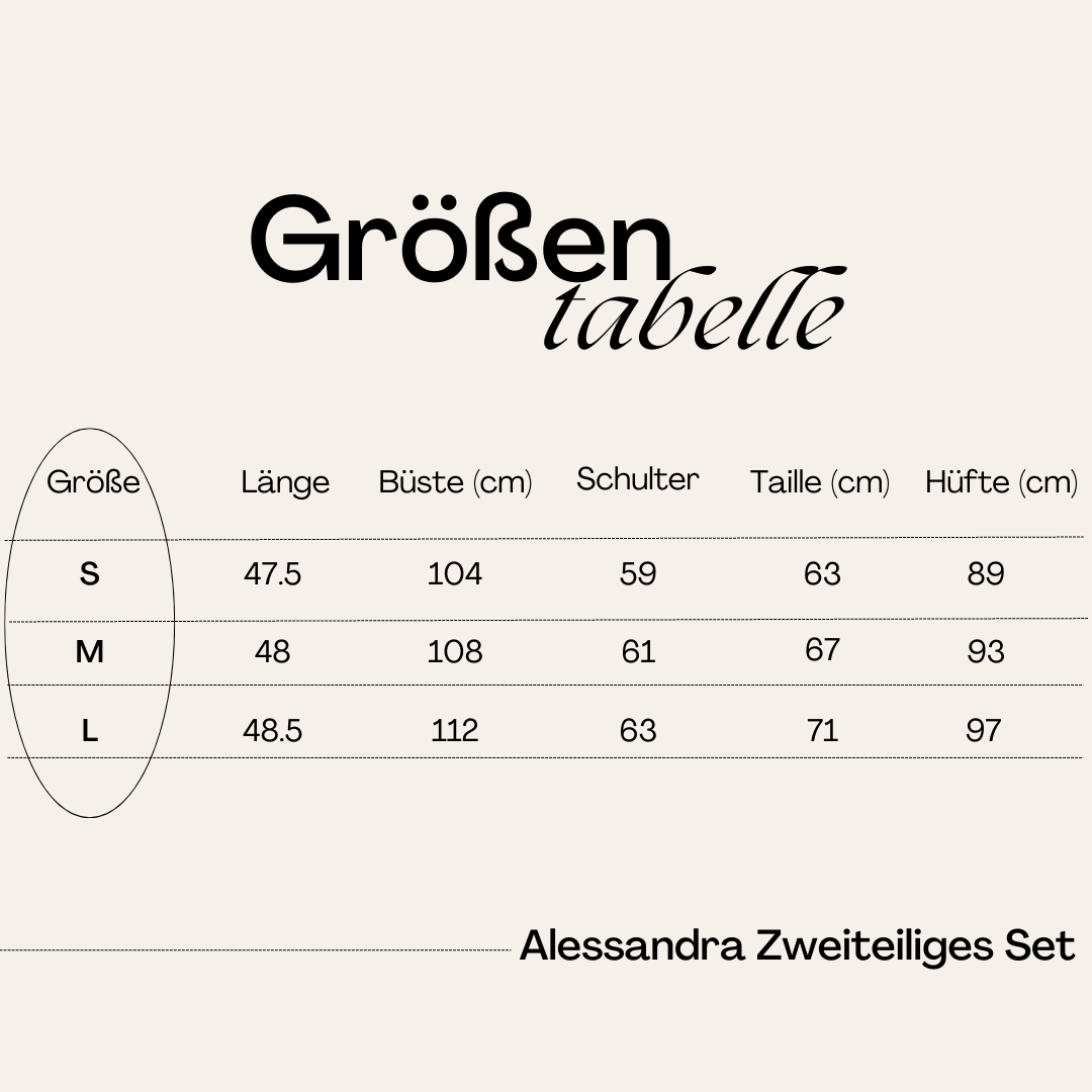 Alessandra™ - Kurzer Rock Zweiteiliges Set für Frauen (zeitlich begrenzter Rabatt von 50%)