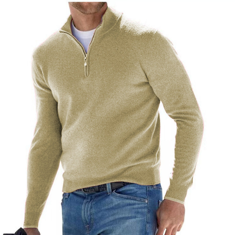 Fermi™ - Basic Herrenpullover mit Reißverschluss (zeitlich begrenzter Rabatt von 50%)