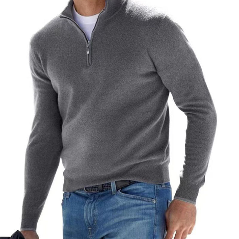 Fermi™ - Basic Herrenpullover mit Reißverschluss (zeitlich begrenzter Rabatt von 50%)