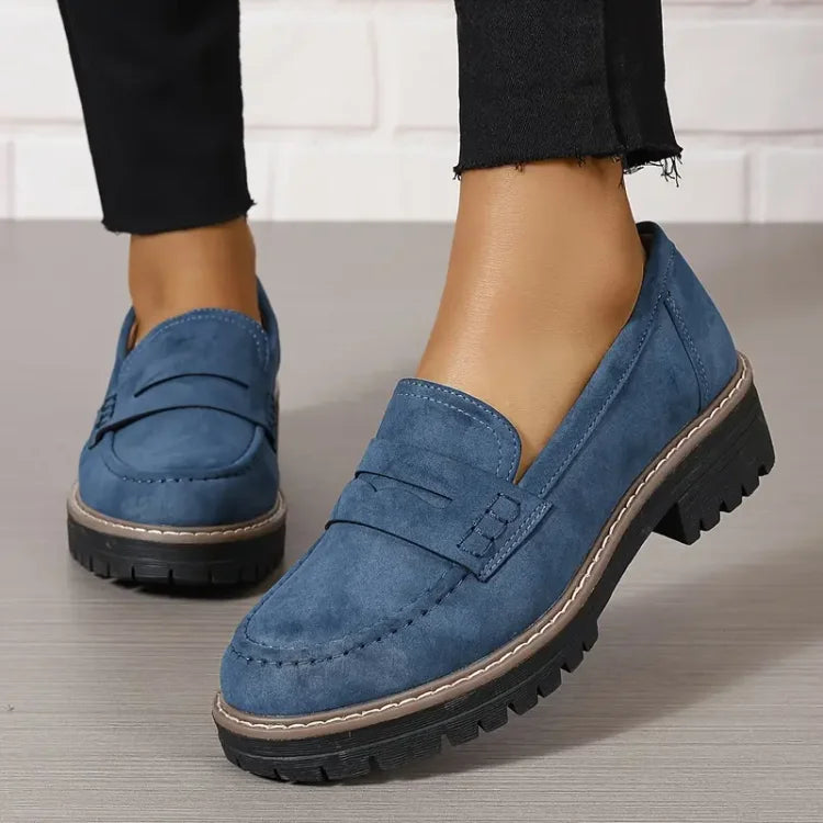 Bella Suede Loafers