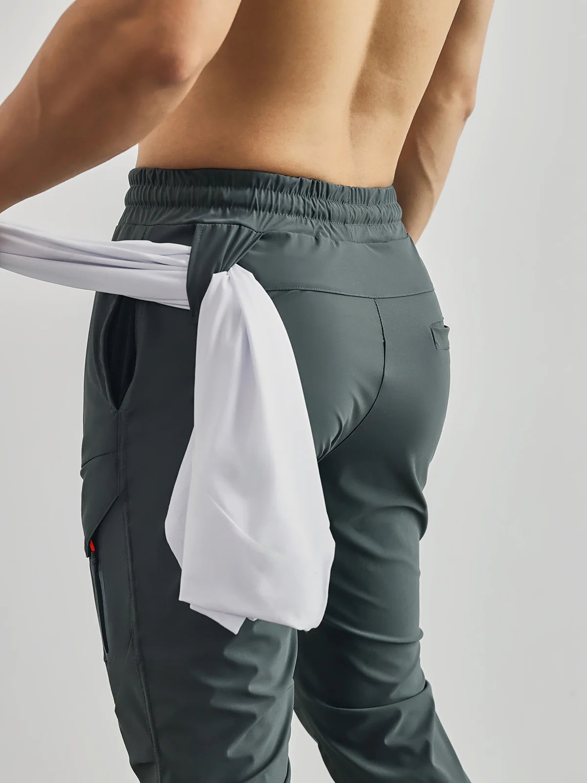 Stretch Fit™ - Hochgerippte Cargo-Jogger-Sporthosen