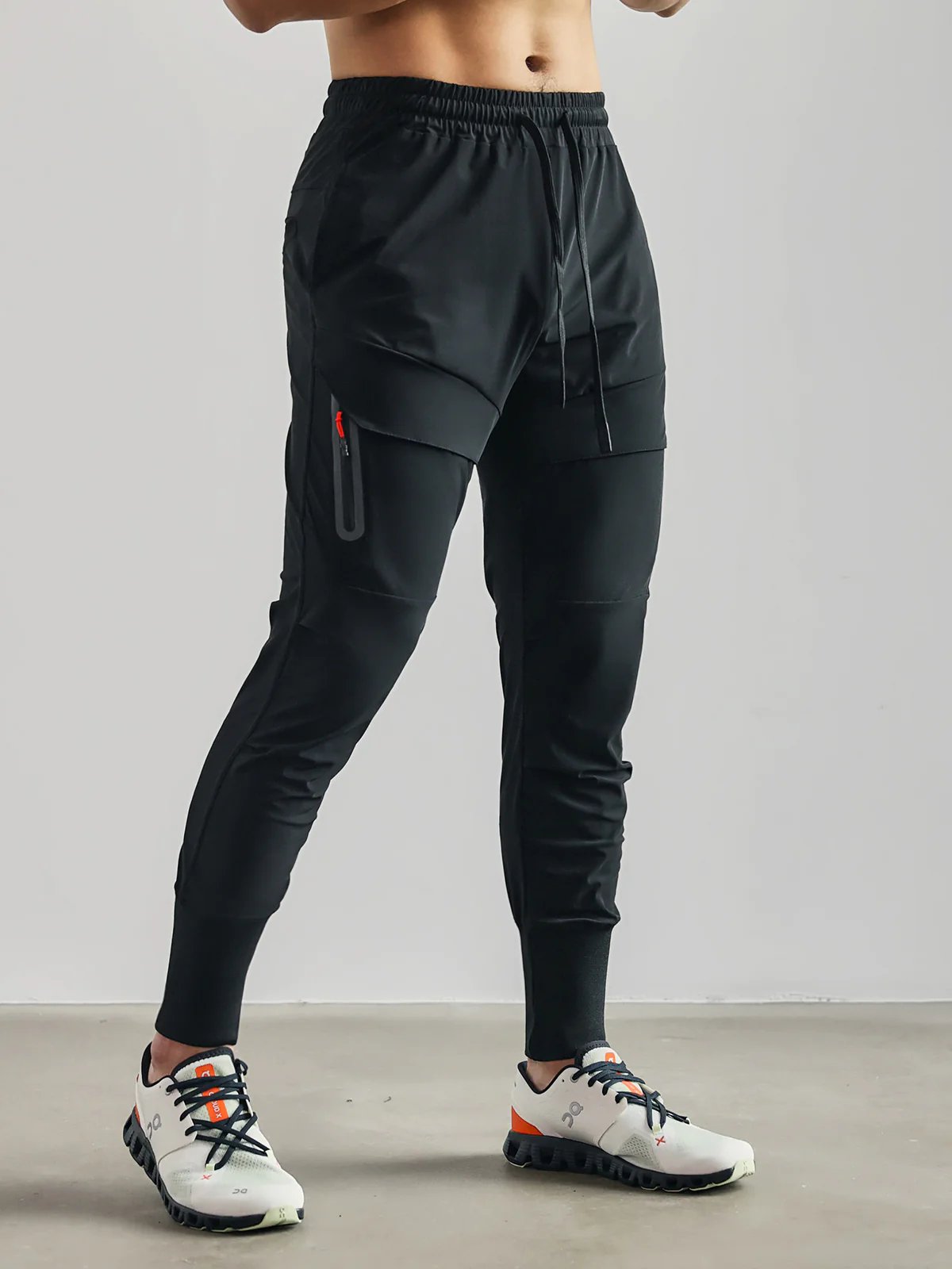 Stretch Fit™ - Hochgerippte Cargo-Jogger-Sporthosen